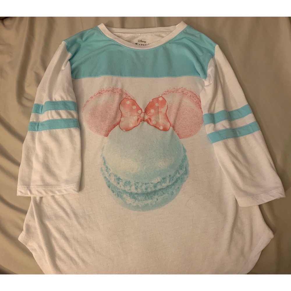 Pastel macaroon Mickey 3/4 sleeve t-shirt